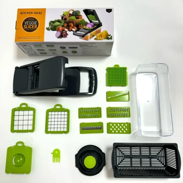 Efficient Plastic Vegetable Chopper - Durable, Easy-to-Use Kitchen Gadget for Precise Food Prep Perfect for Home & Professional Use