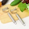 Multifunctional stainless steel smiley face fruit peeler Apple peeler Potato and melon planer