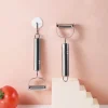 Multifunctional stainless steel smiley face fruit peeler Apple peeler Potato and melon planer